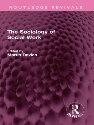 cover image of The Sociology of Social Work